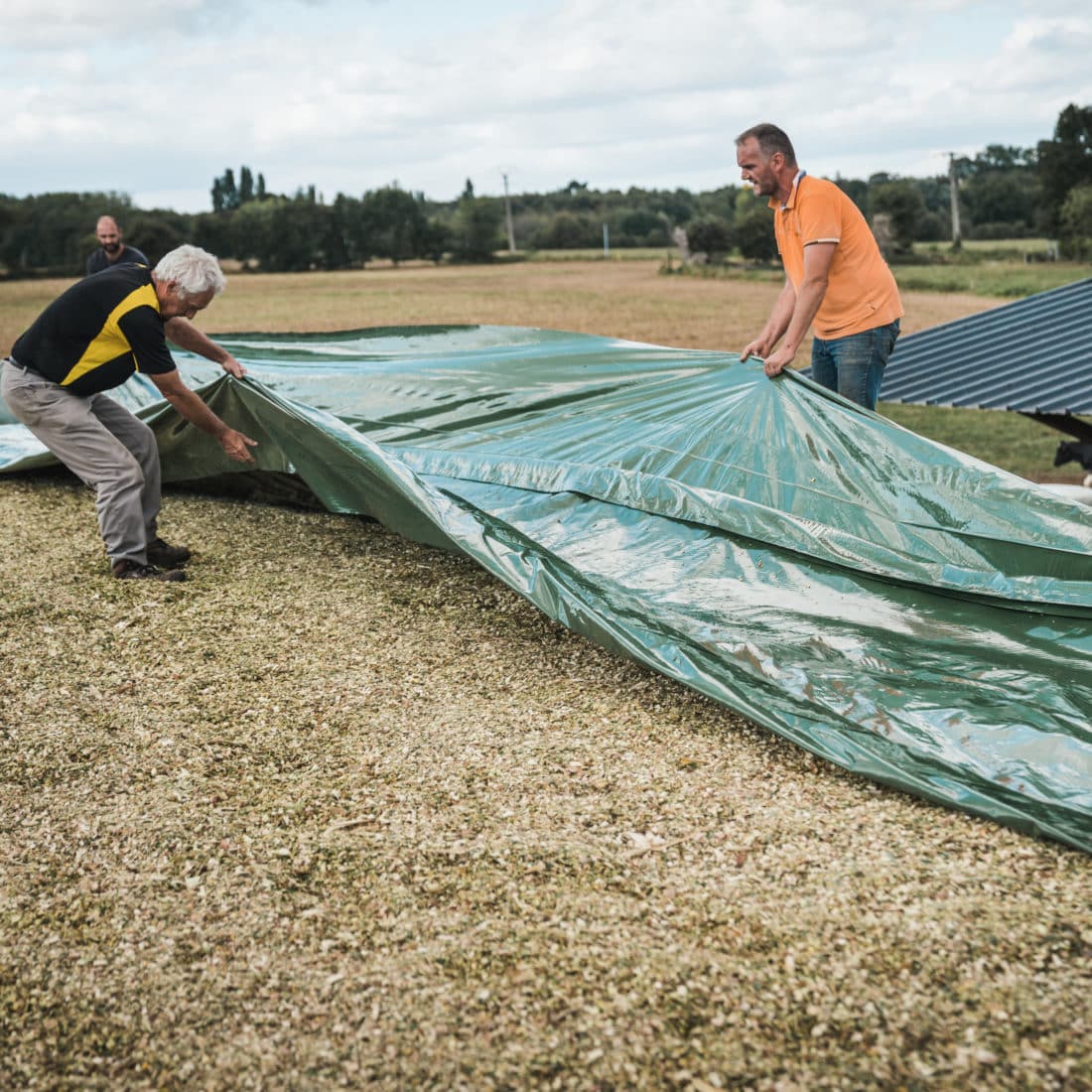 bâche d'ensilage triosilo