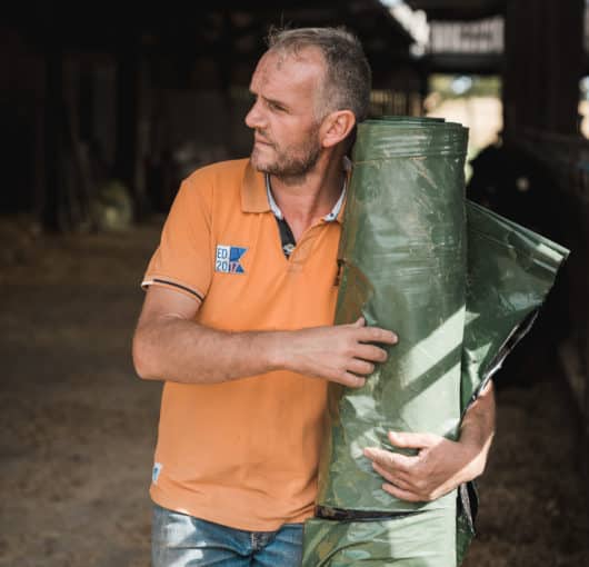 bâche d'ensilage triosilo